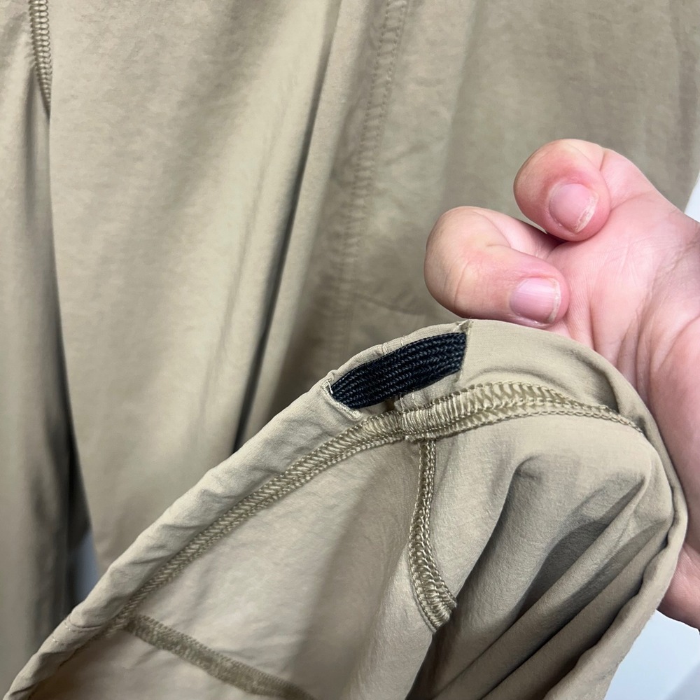 Prana Koen Mid Rise Wide Leg Pants Tan Khaki Hiking Outdoor Large hiking - Picture 2 of 11